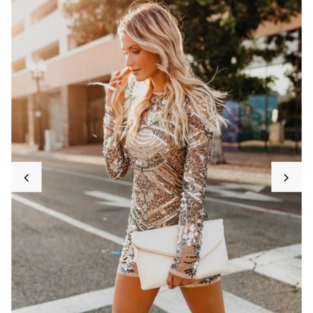Vici Best seller Rekindled Love embellished dress